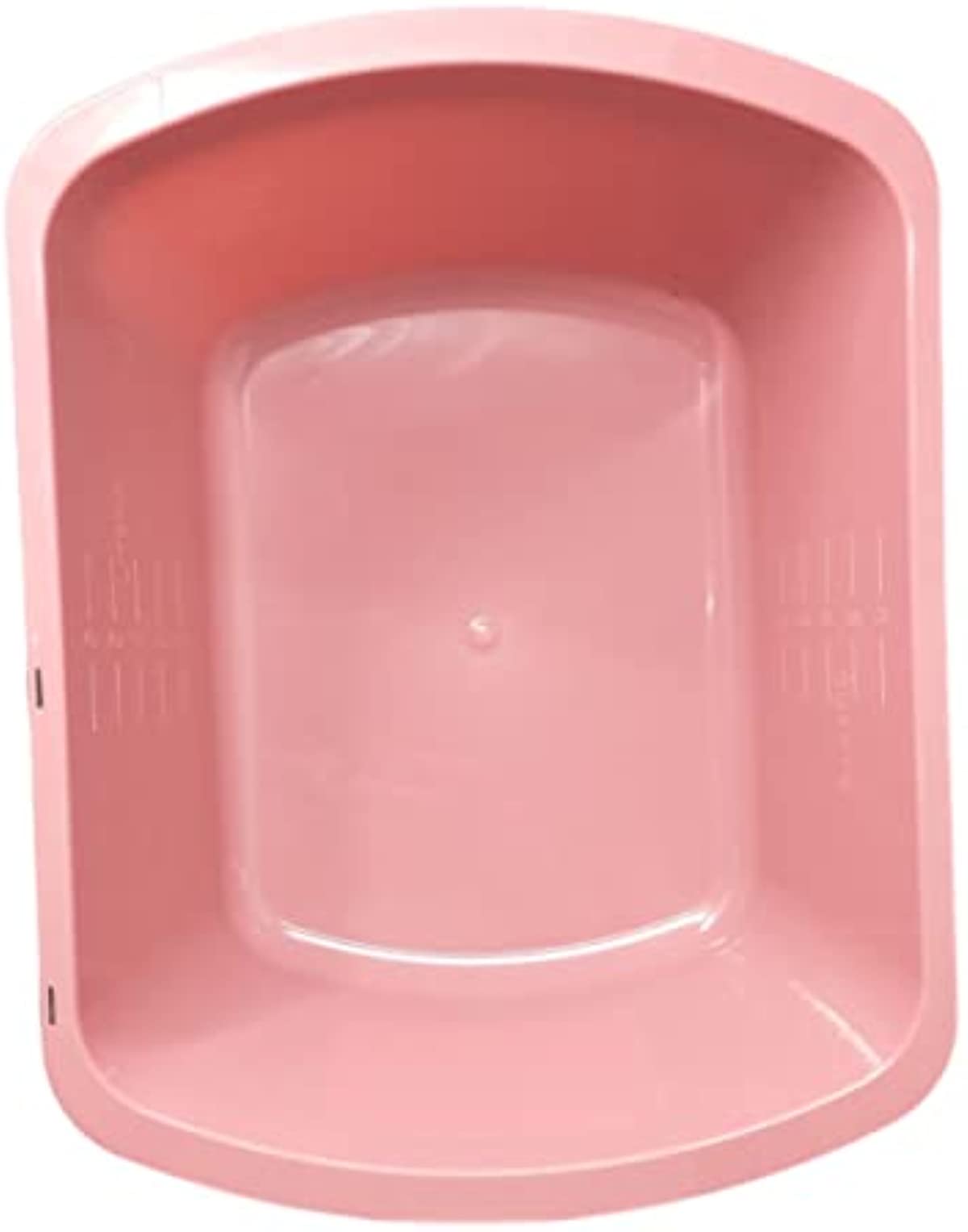 Wash Basins – Rectangular Plastic Hospital Bedside Soaking Tub [1 Pack] Small 7 Quart Graduated Bucket - Portable Washbasin for Washing, Cleaning, Foot Bath, Washing Dishes, Face Cleansing Bowl