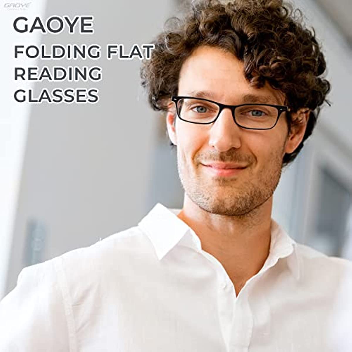 Gaoye 3 Pack Slim Pocket Reading Glasses for Women Men,Fold Flat Metal Readers with 3 Case,Magnifying Blue Light Eye Glass
