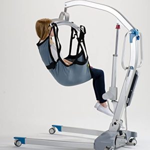 Patient Aid One Piece Patient Lift Sling with Positioning Strap, Size Medium, 600lb Weight Capacity