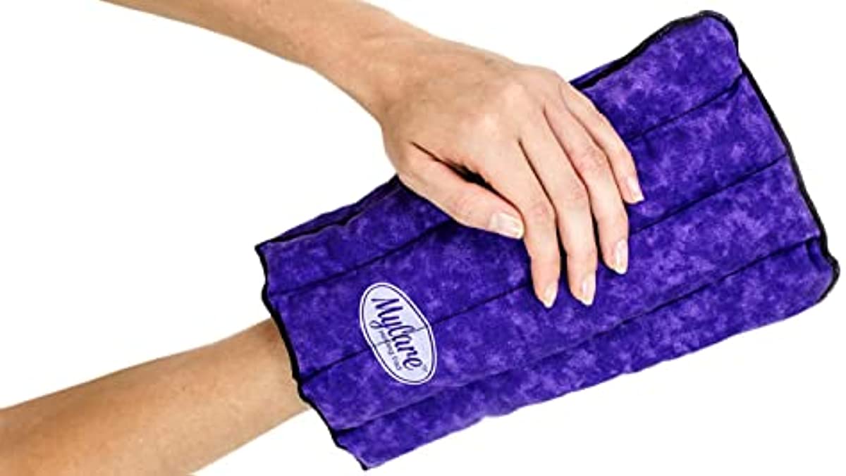 MyCare® Heating Pad - Therapy Warming Mitt for Arthritis Stiff Soreness and Trigger Finger - Natural Pain Relief for The Hand from Moist Heat for Small to Medium Size Hand