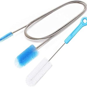 CPAP Tube Cleaning Brush - Flexible Stainless (6 Feet) Plus Handy Brush (10 Inches) fits Standard 22mm Diameter Tubing