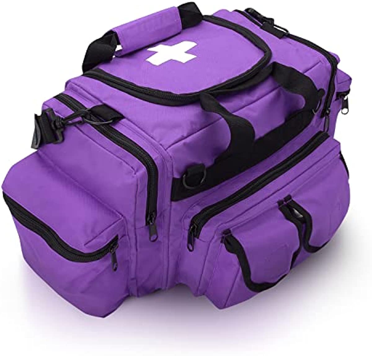 ASA TECHMED First Aid Responder EMS Emergency Medical Trauma Bag Deluxe, Purple