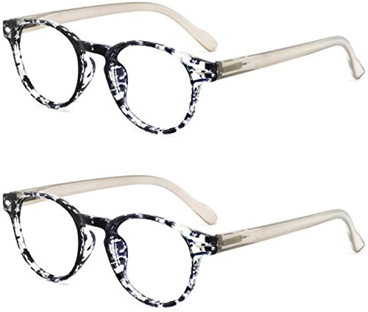 OCCI CHIARI 2 Pack Reader Lightweight Designer Plastic frame Stylish Reading Glasses For Women(Black,1.25)