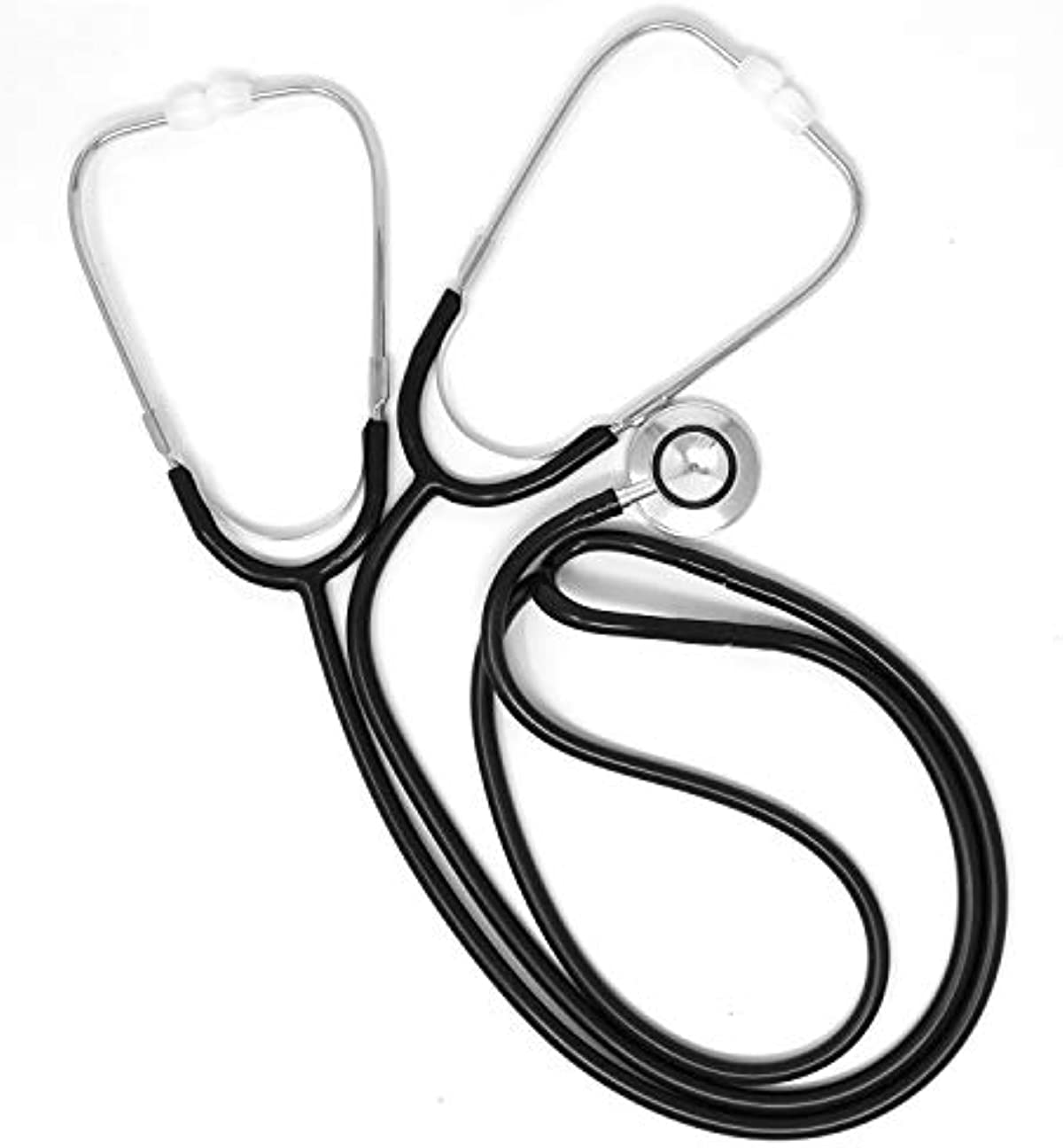 Ever Ready First Aid Dual Head Teaching Stethoscope - Nursing Student Stethoscope - Medical Training Stethoscope, Black