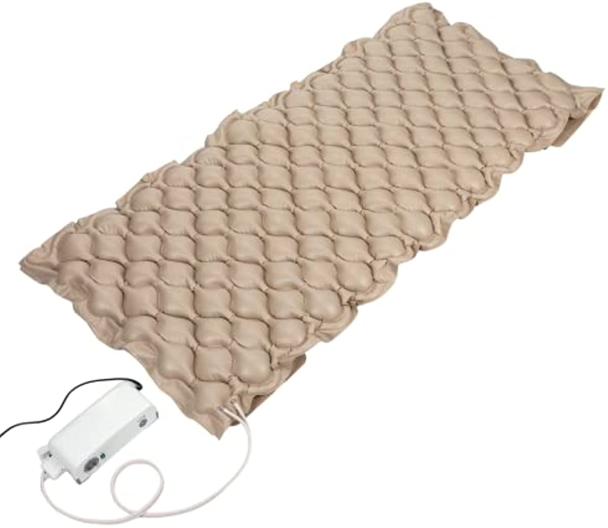Wave Medical Premium Alternating Pressure Pad System - Mattress Pad with Ultra Quiet Pump System - Pressure Sore Relief, Ulcer Bed Sore Prevention, Fits Standard Hospital Bed for Bedridden Patients