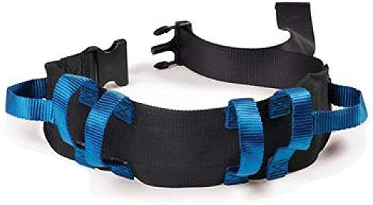 Sammons Preston Multi-Handled Gait Belt, Comfortable and Quick-Release Plastic Buckle, Wide, Secure, Durable, Assist Patients Who Struggle with Mobility Move from One Place to Another Safely - 59118