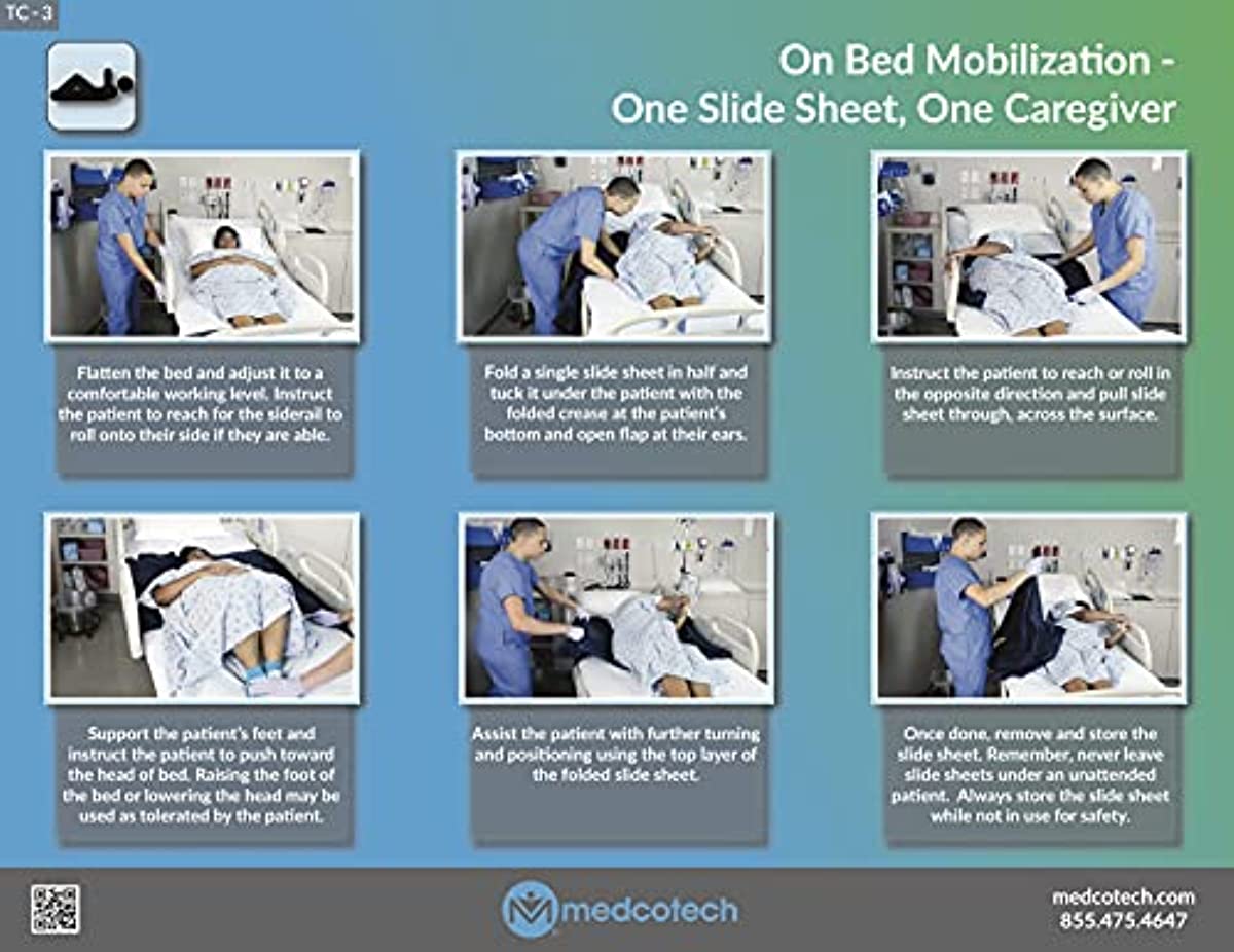 One Slide Sheet - (1) 59\" x 78\" Slide Sheet for Patients who are able to Assist