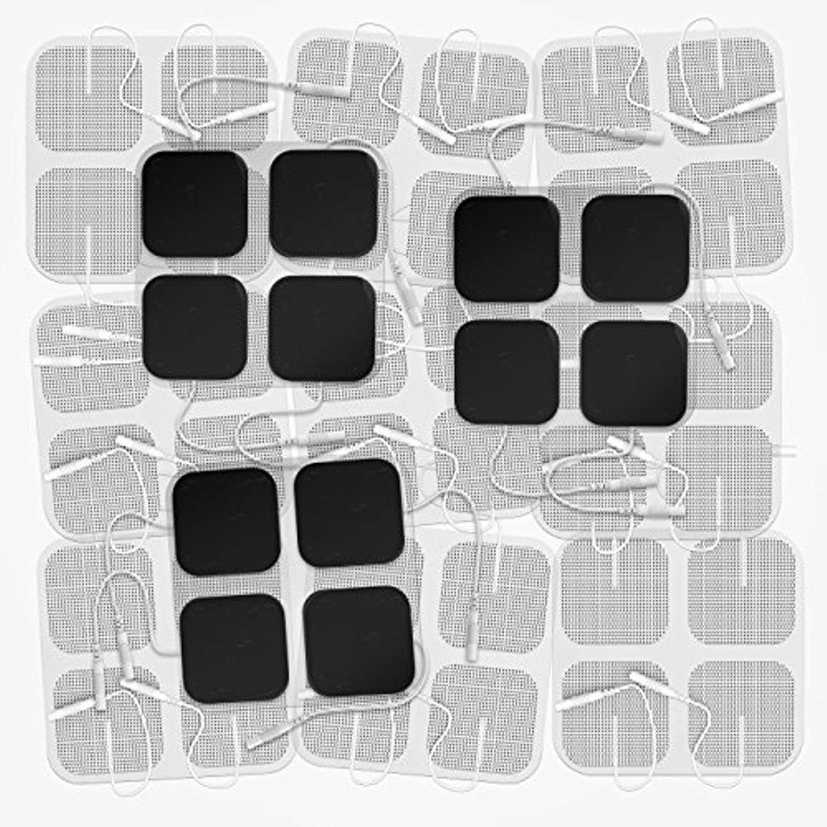 DONECO TENS Unit Pads 2\"X2\" 48 Pcs Replacement Pads Electrode Patches for Electrotherapy