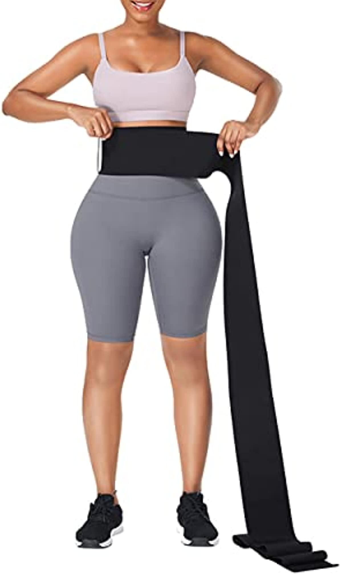 Waist Trainer for women I Adjust Your Snatch Bandage Wrap Tummy Control Waist Trimmer Belt lower belly Compression plus size