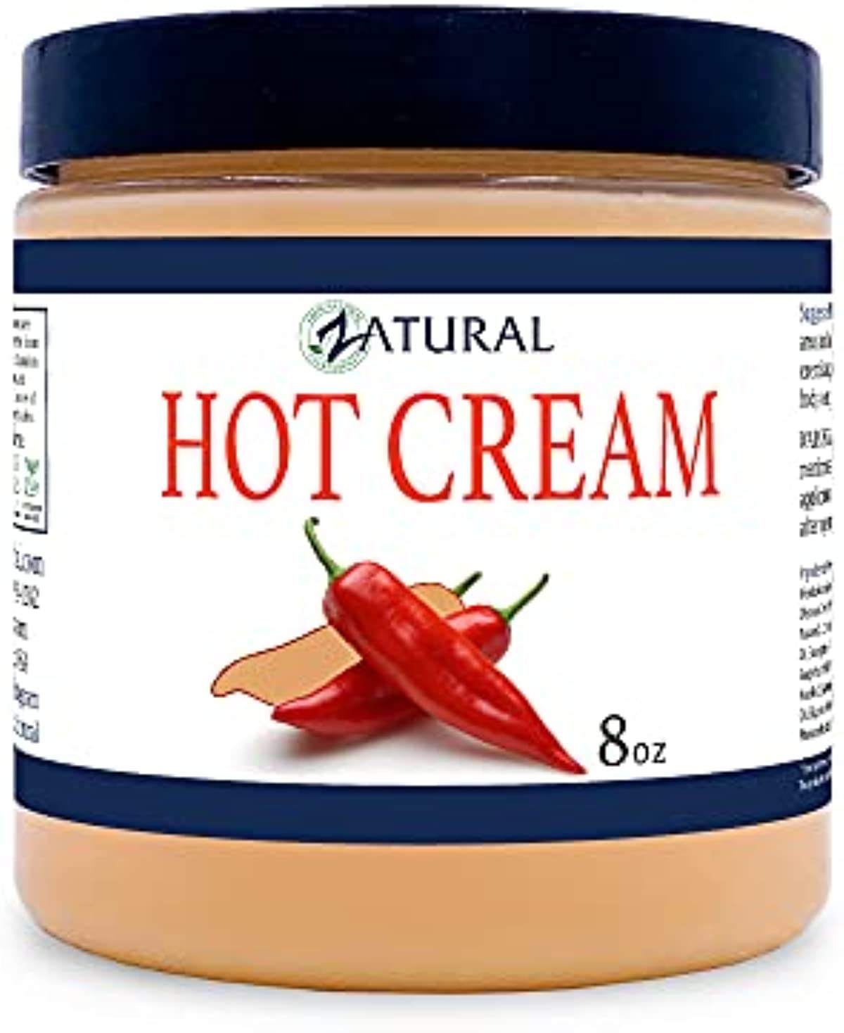 Organic Hot Cream-Cellulite Cream-Muscle Rub-Slimming Cream-Pain Relief-Body Wraps-Belly Fat-Skin Firming & Weight Loss-Professional Therapeutic Grade-Doctor Formulated (8 Ounce)