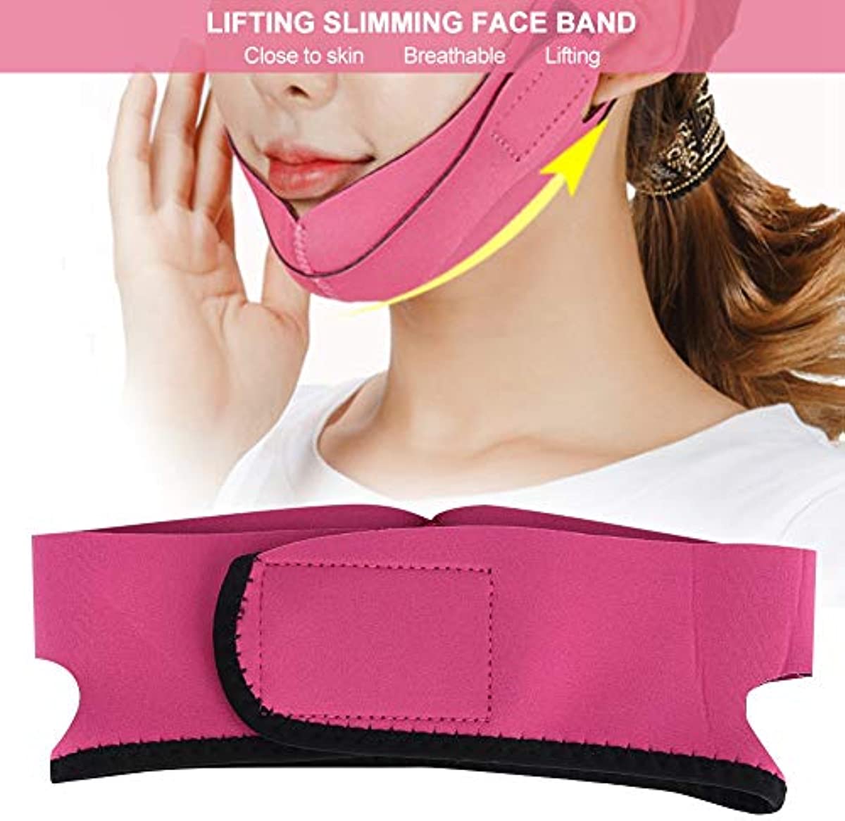 Double Chin Reduce Bandage Facial Cheek V Shape Lift Up Thin Mask acial Slimming Belts Face Lifting Mask Thin-Face Bandages Lifting V-Face Band