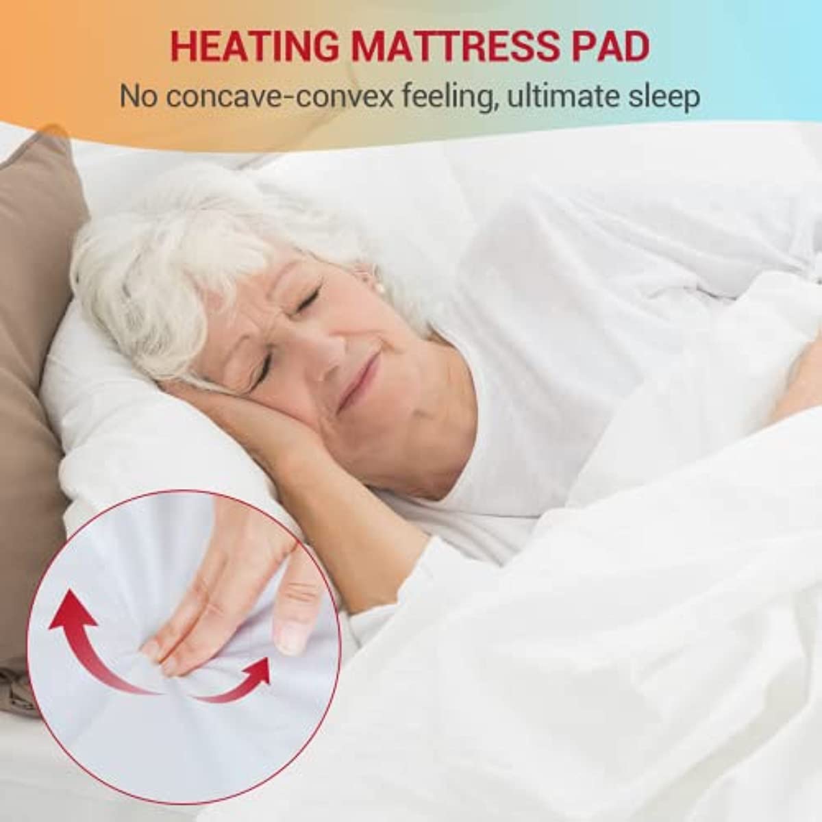 Comfytemp Heated Mattress Pad Twin Size 31\"x55\", Single Controller Quilted Electric Mattress Pads with 7-Layer Comfort Structure, 3 Heat Settings & 10 Hours Auto Shut Off, Machine Washable