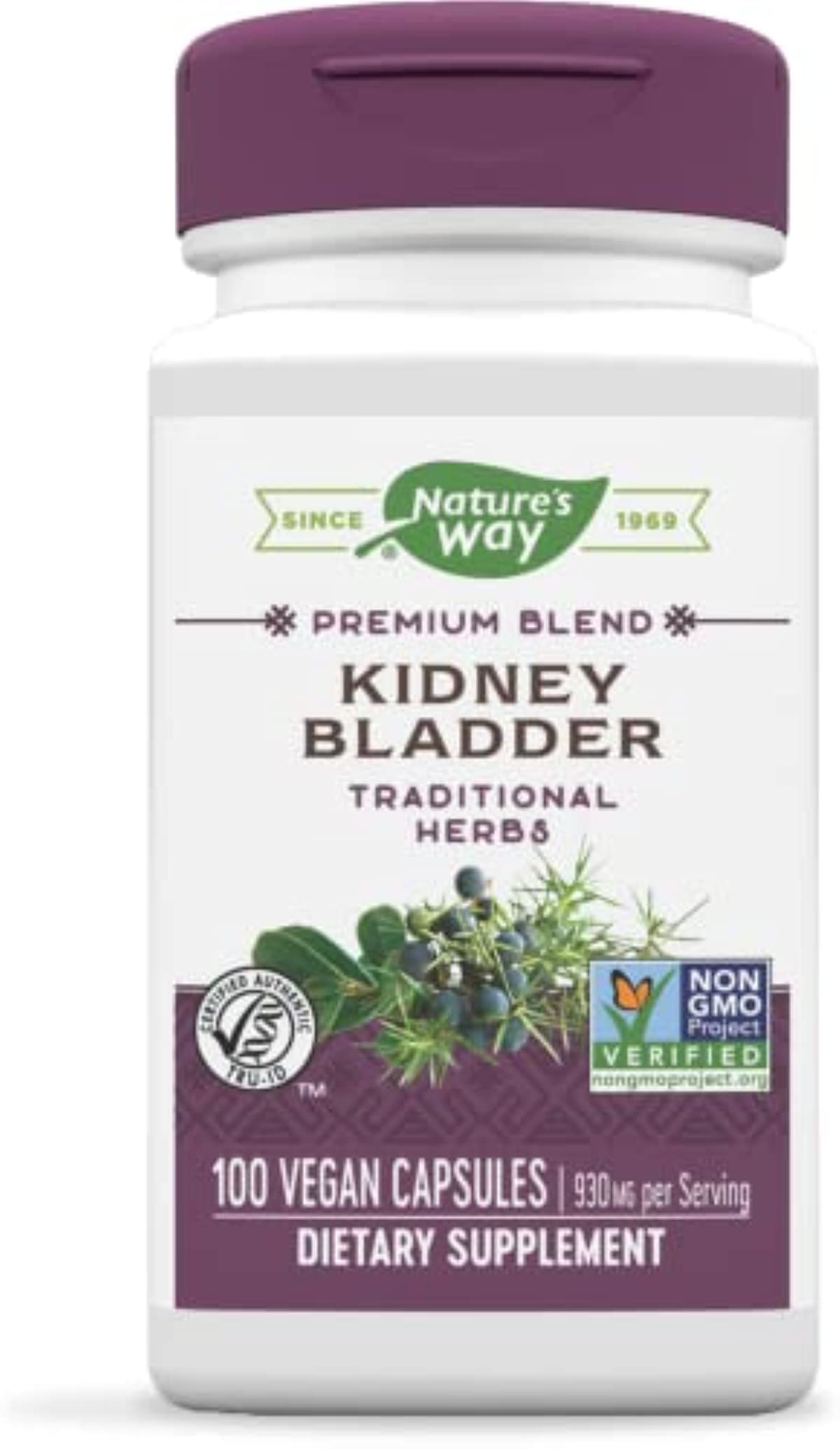 Nature\'s Way Kidney Bladder, 930 mg per serving, 100 Vcaps