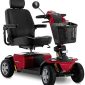 Victory Sport 4-Wheel Fast Power Electric Scooter Pride Mobility SC710 LXW Red Color