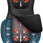 Snailax Full Body Massage Chair Pad -Shiatsu Neck Back Massager with Heat & Compression, Heating Pad & Foot Warmer, 6 Temperature Settings & Auto Shut Off, 17”x33”, Washable Fast Heated Feet Warmers