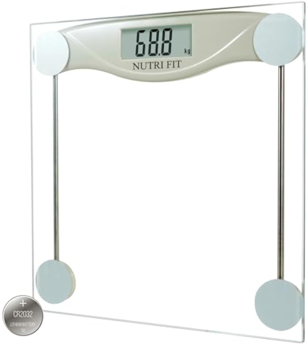 Digital Bathroom Scale for Body Weight, Precision Weighing Scale for Weight Loss, High Accuracy Measurements, 330 Pounds, Step on Technology