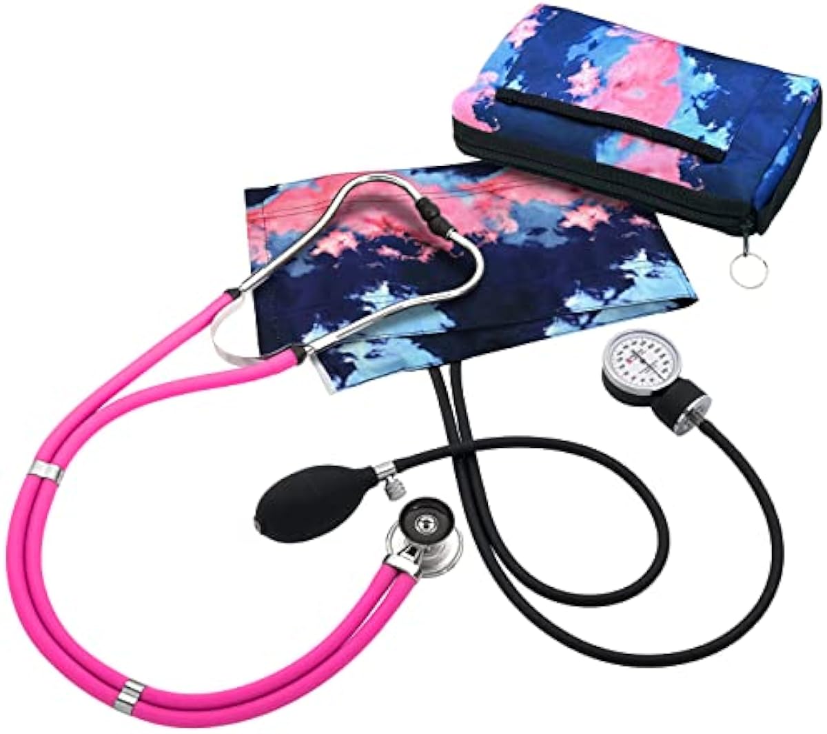 Prestige Medical Aneroid Sphygmomanometer/Sprague-Rappaport Kit, Tie Dye Supernova