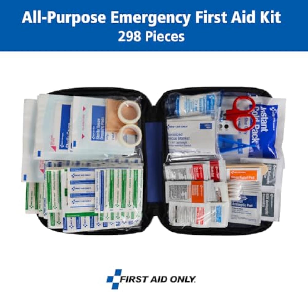 First Aid Only 299 Piece All-Purpose Emergency First Aid Kit (FAO-442)