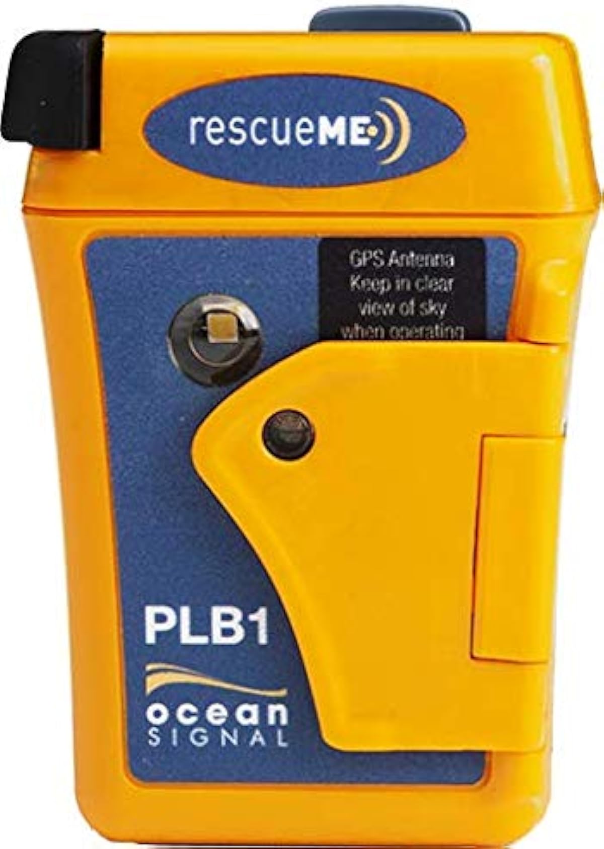 RESCUEME PLB1 GPS, SOS Personal Locator Beacon - Global Coverage, Small, Lightweight, Waterproof with High-Intensity Strobe, Mounting Clip, 7-Year Battery Life, Search & Rescue - Outdoor Emergencies