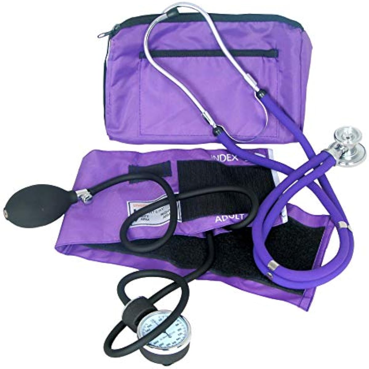 Dixie EMS Blood Pressure and Sprague Stethoscope Kit - Purple