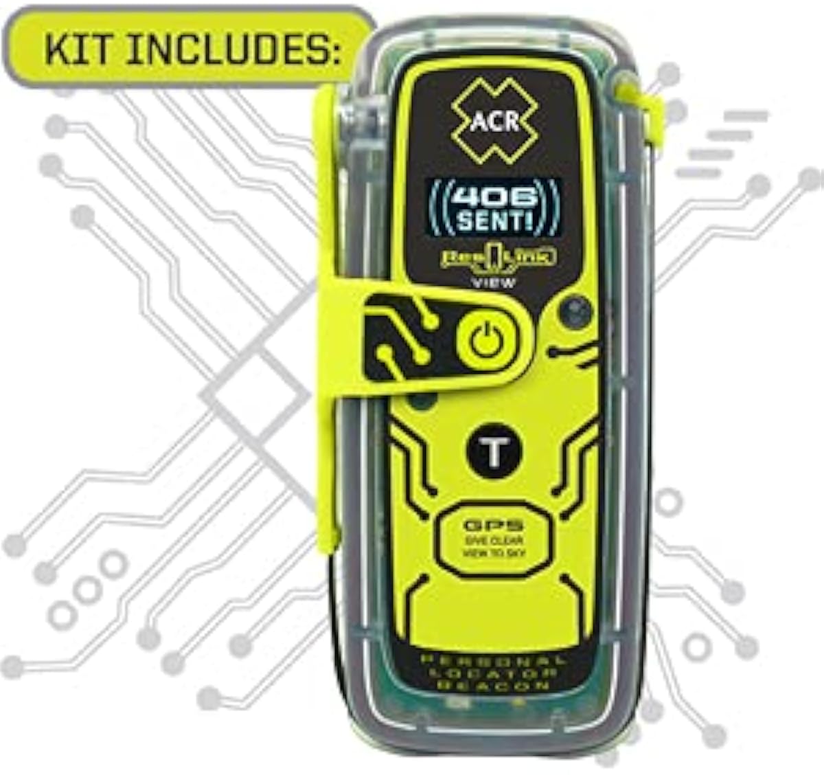 ResQLink View GPS PLB & ResQFlare USCG Approved Electronic Distress Flare Premium Safety Kit - Ideal for Hiking, Hunting, Boating, Fishing - Alert Search & Rescue for Any Outdoor Emergency