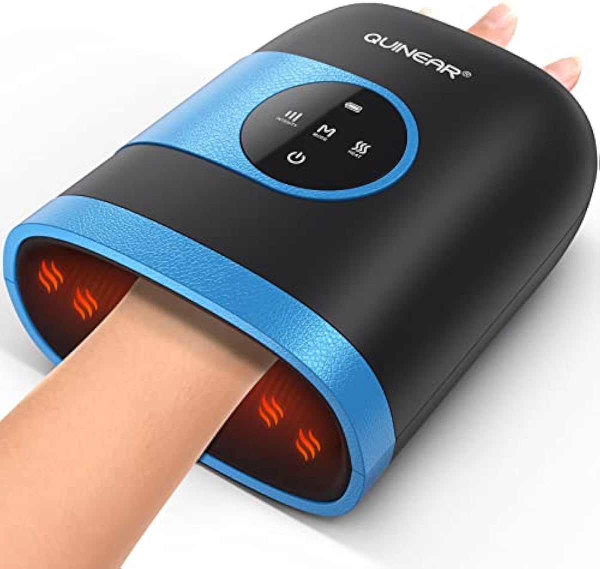 QUINEAR Hand Massager - Cordless Hand Massager with Heat and Compression for Arthritis, Carpal Tunnel and Stiff Joints - Gifts for Women Men - FSA/HSA Eligible