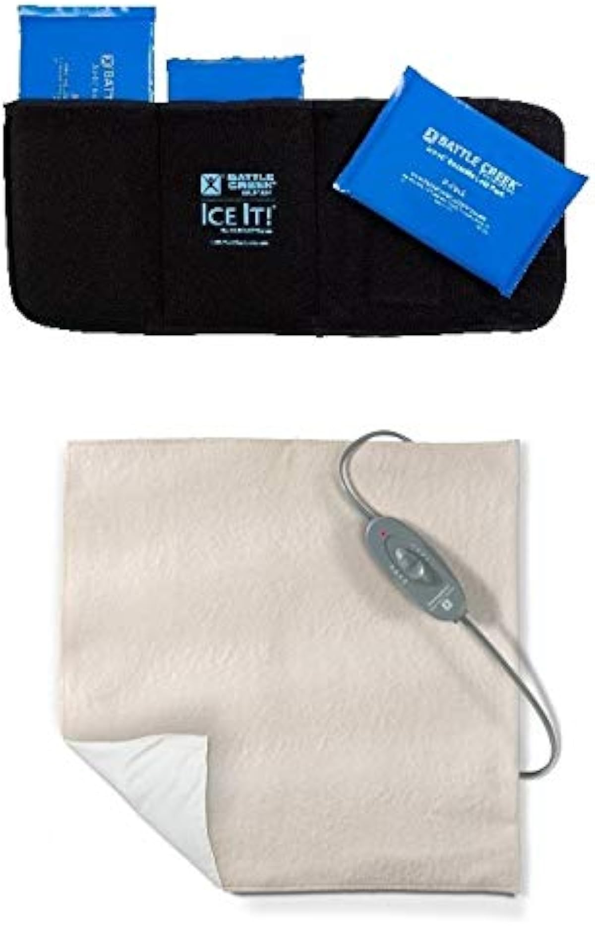 Back Pain Kit with Electric Moist Heat and Cold Therapy