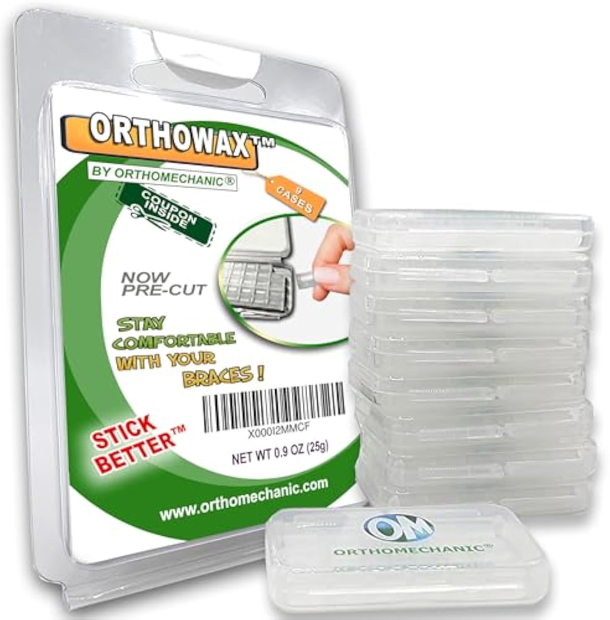 Genuine Orthowax - Orthodontic Wax for Braces Wearer - Stick Better Than competitors