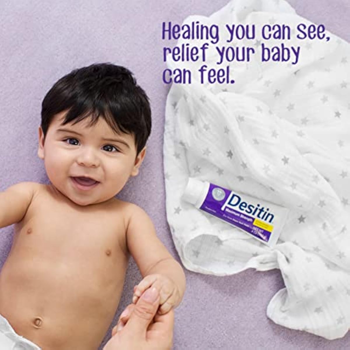 Desitin Maximum Strength Baby Diaper Rash Cream, 40{5306d6470bc4281345993906613f2870545699cd61eab43a90d5454b6099b5c1} Zinc Oxide for Treatment, Relief & Prevention, Hypoallergenic, Phthalate- & Paraben-Free Paste, Protects Skin for 12 Hours, 4.8 oz