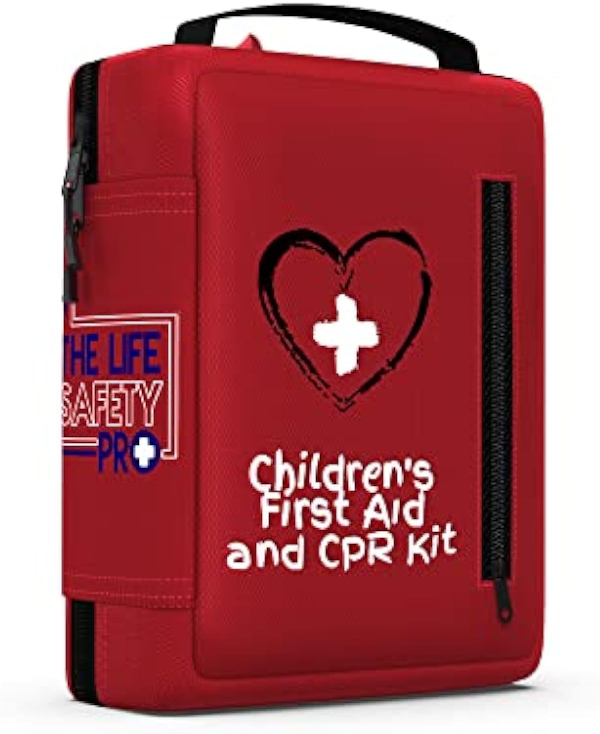 Portable First Aid Kit for Kids with CPR Shield - Ideal for Home, Car, School, Camping, and as a Travel First aid kit. Latex-Free Bandages – Children First Aid Guide by The Life Safety Pro