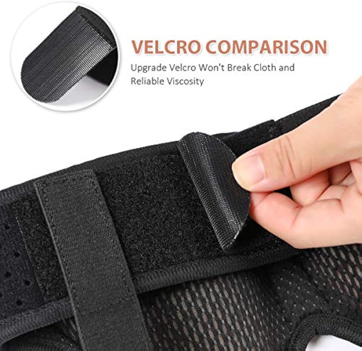 Tenbon Hernia Belts for Men - Groin Hernia Support for Men and Woman Medical Hernia Guard Inguinal Truss for Single/Double Sports Hernia Adjustable Waist Strap with 2 Removable Compression Pads