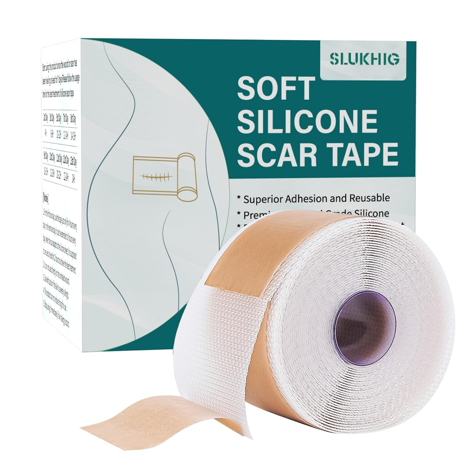 Silicone Scar Sheets Roll - 4M for C-Section, Keloid & Acne