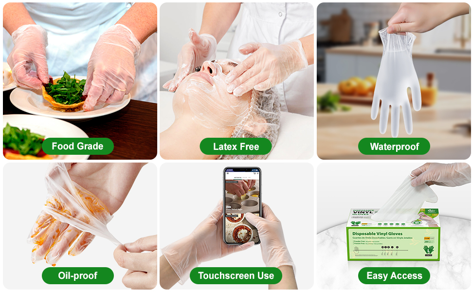 food grade vinyl gloves