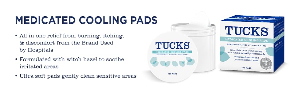 Tucks Multi-Care Kit shown with tube of cream and jar of pads shown outside the box