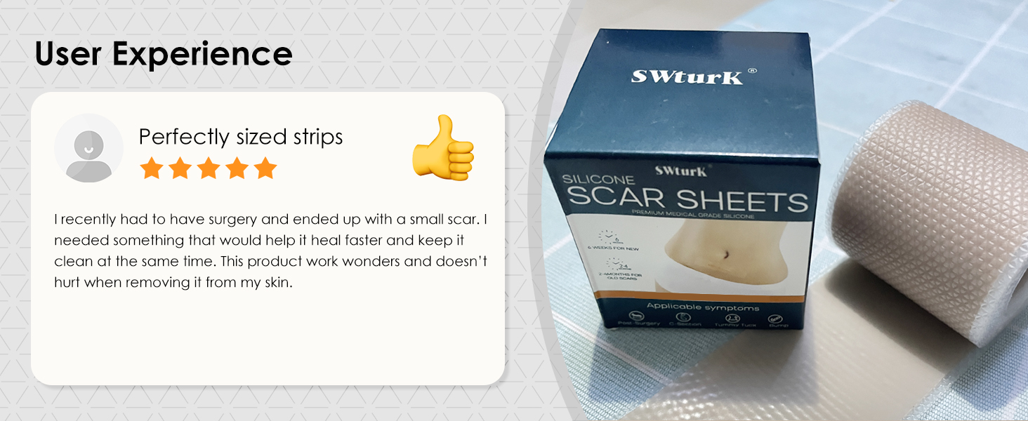 silicone scar sheets