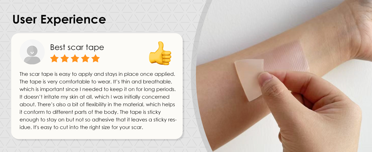 silicone scar sheets