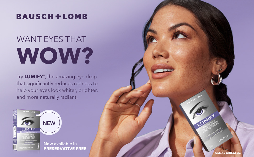Lumify Drops for Red Eyes