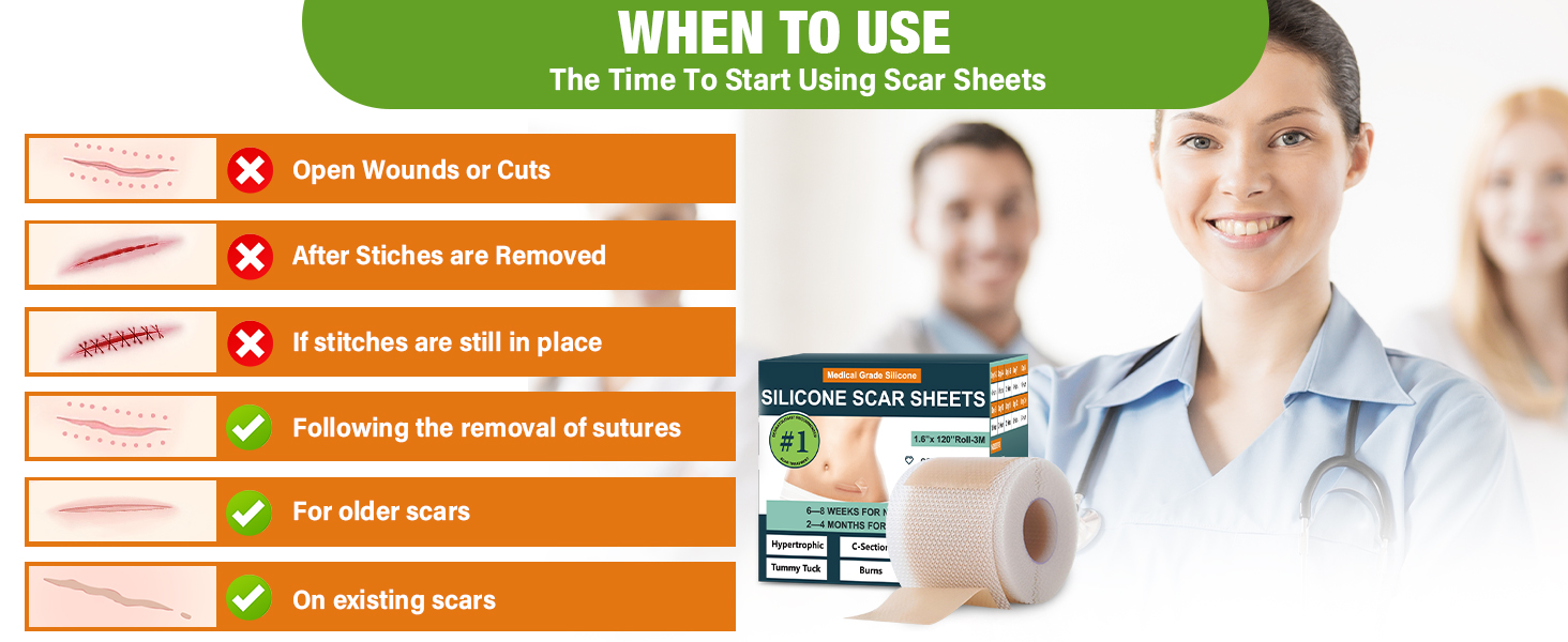 silicone scar sheets