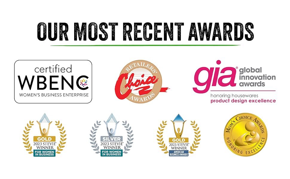 Our Most Recent Awards