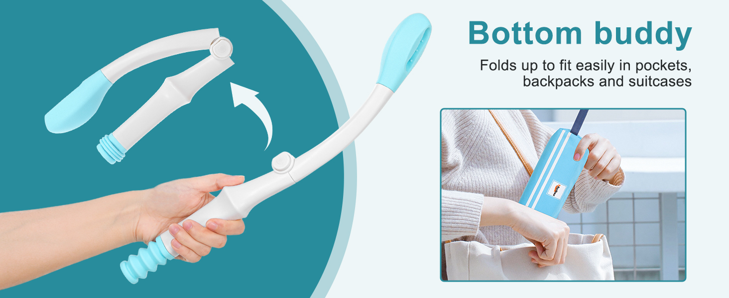 Essential travel butt wiper