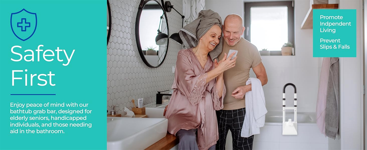 bathtub safety rail for elderly people