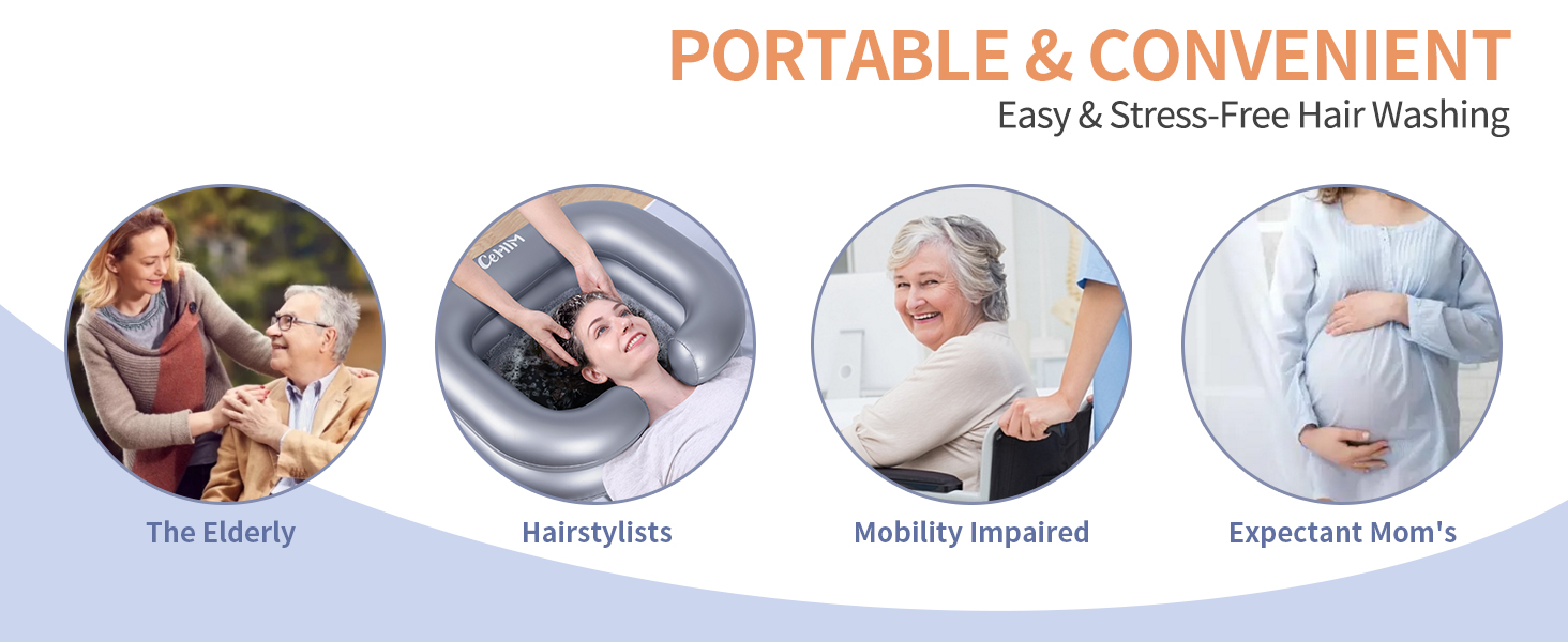 Inflatable Shampoo Basin