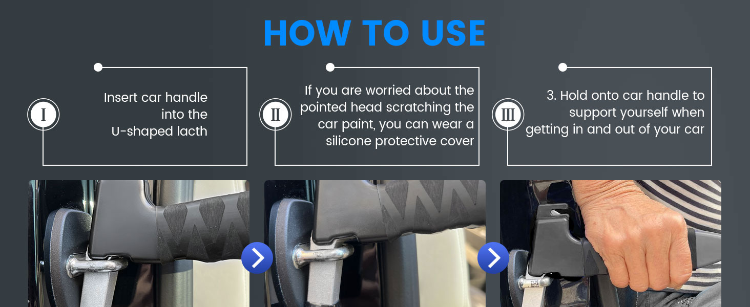 Car Door Handle Assist for Elderly