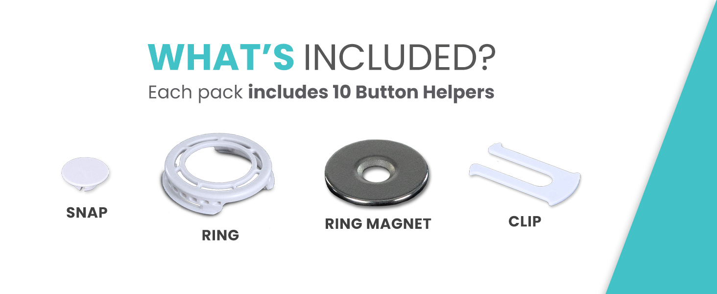 Magnetic Button Helper