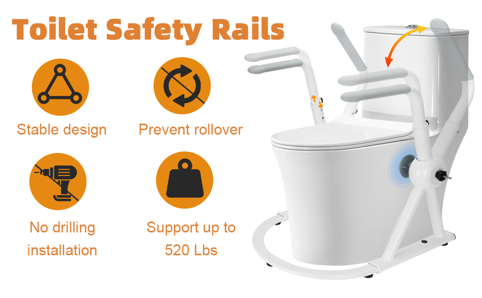 Toilet Safety Rails