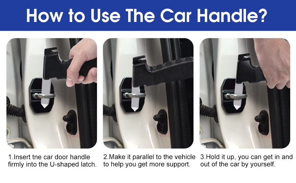 car handle assist for elderly car door handle