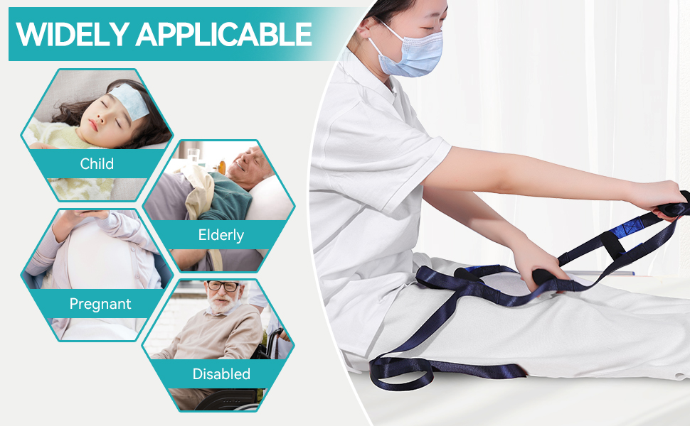 Sitting, Sit Up Hoist for Elderly Padded Hand Grip for Injury Recovery Patient
