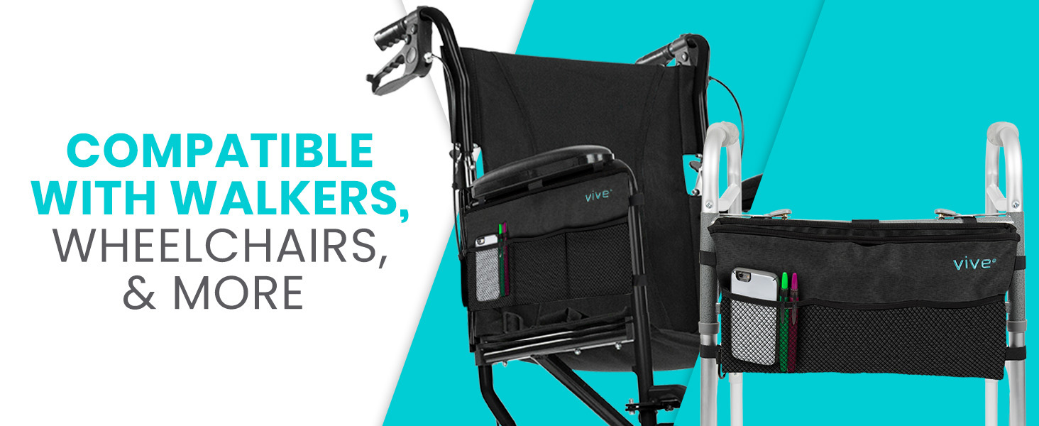 walker bag basket accessories for standard seniors