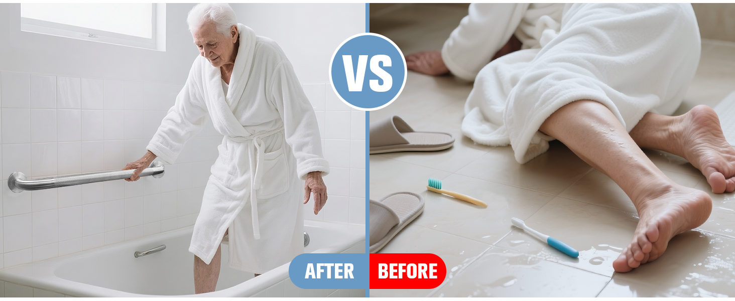 shower grab bars for seniors