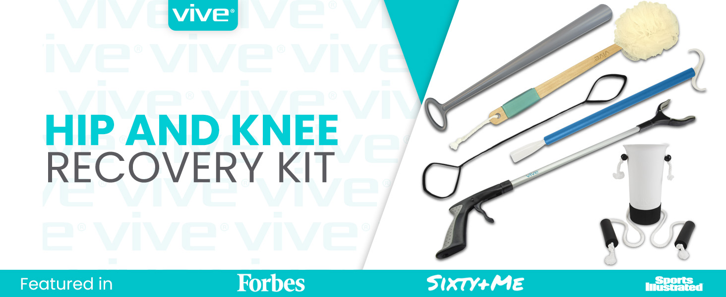 Total hip replacement kit after surgery for seniors, recovery aids